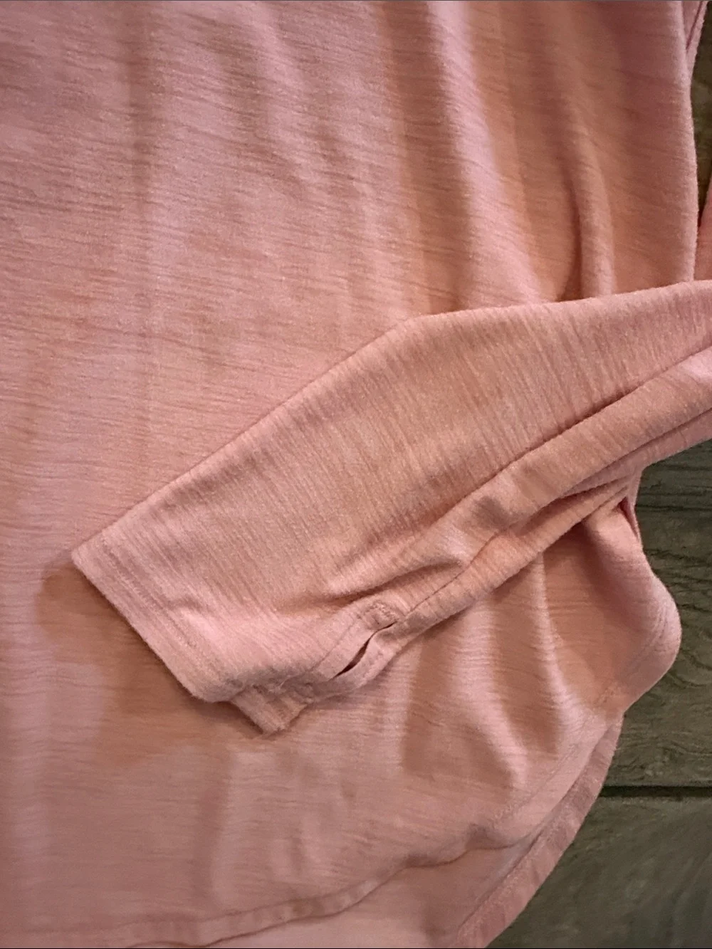 Old Navy Light Pink Long Sleeve Crewneck Top